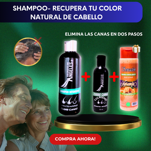 Shampoo cubre canas !Dile a dios a las canas!