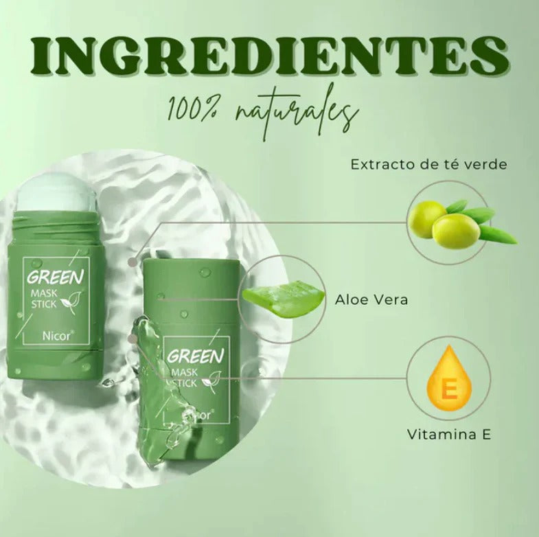 Mascarilla De Te Verde Para Hombres y Mujeres