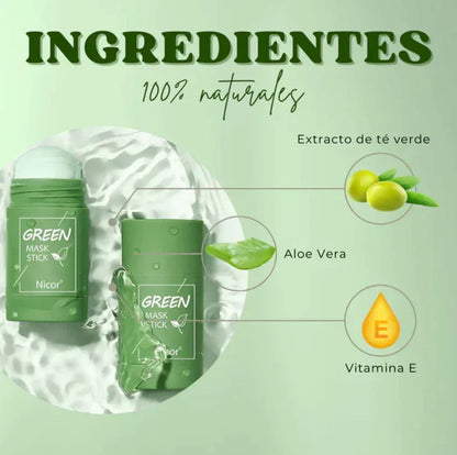 Mascarilla De Te Verde Para Hombres y Mujeres