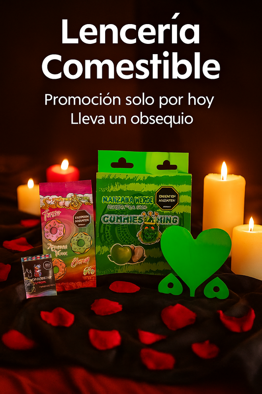 Lencería Comestible - Por una noche inolvidable !Lleva un Obsequio!