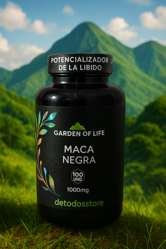 Maca Negra Garden of Life – Potencia Natural para tu Energía y Vitalidad